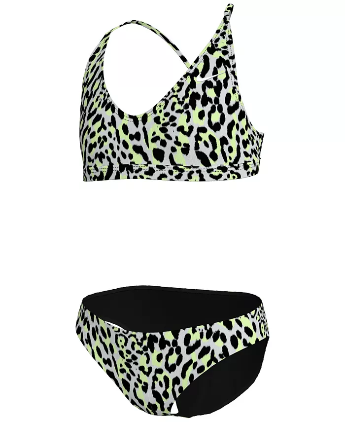 

Купальник с шнуровкой Big Girls, комплект из 2 предметов Nike, желтый