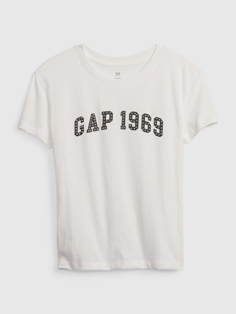 

Детская футболка с логотипом Gap, белый