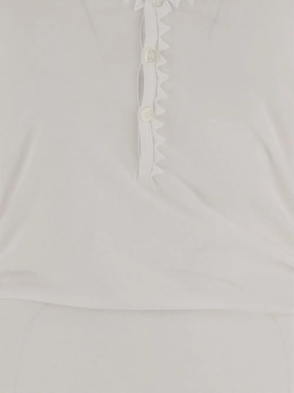 Топ без рукавов с фестончатым краем Jacquemus, белый — фото 3