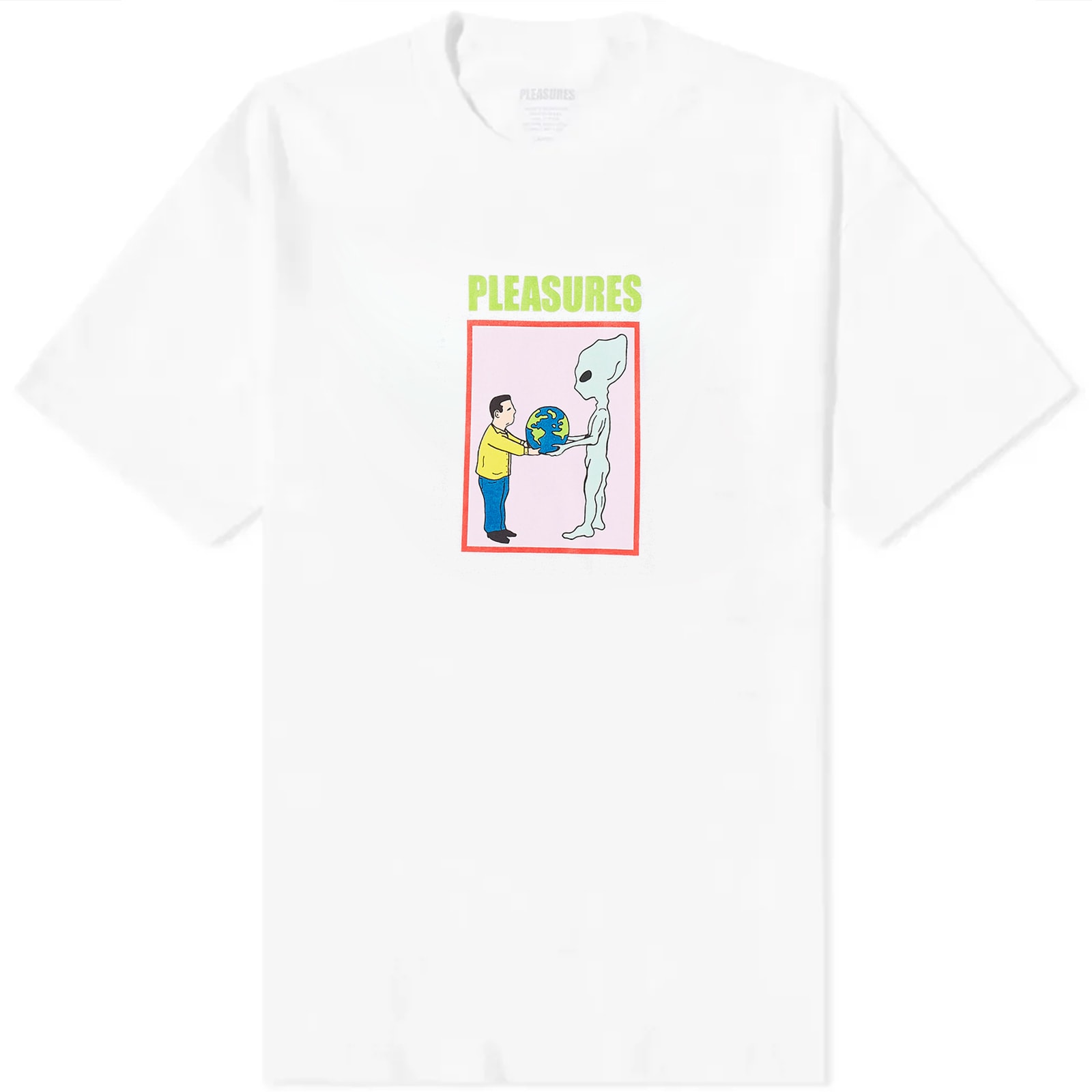 

Футболка Pleasures Gift T-Shirt, белый