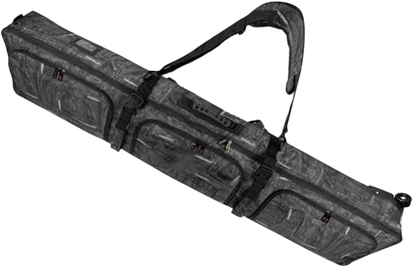 

Сумка для сноуборда UNISTRENGH с мягкой подкладкой и колесами - дорожная сумка для одного сноуборда и ботинок, шлема и одежды, Black (With Wheels), Черный, Сумка для сноуборда UNISTRENGH с мягкой подкладкой и колесами - дорожная сумка для одного сноуборда