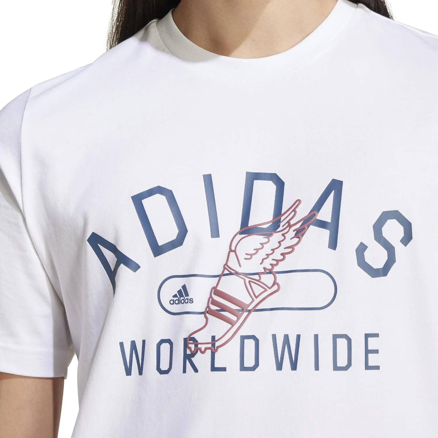 adidas мужская футболка с принтом collegiate — фото 3