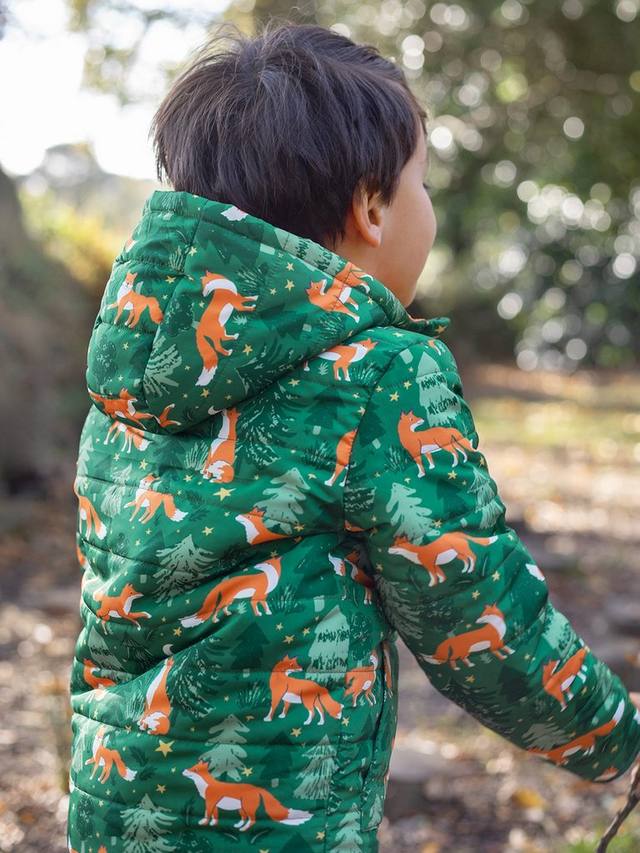 Детская двусторонняя куртка Toasty Trail Frugi, Woods Fox/Squirrel — фото 2