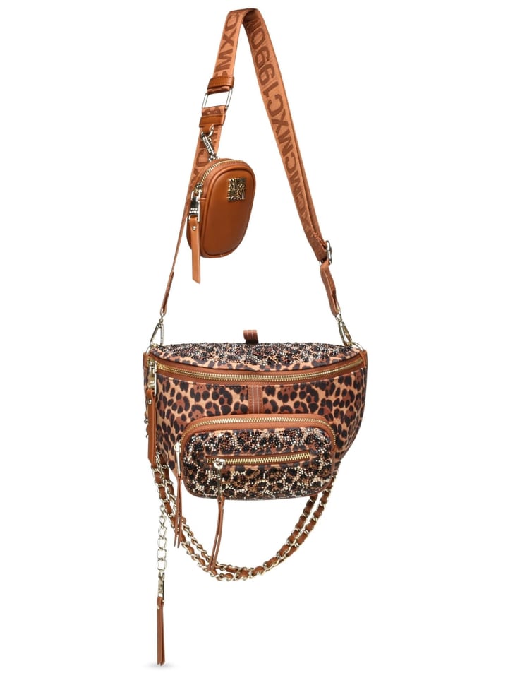 

Наплечная сумка Steve Madden, цвет leopard