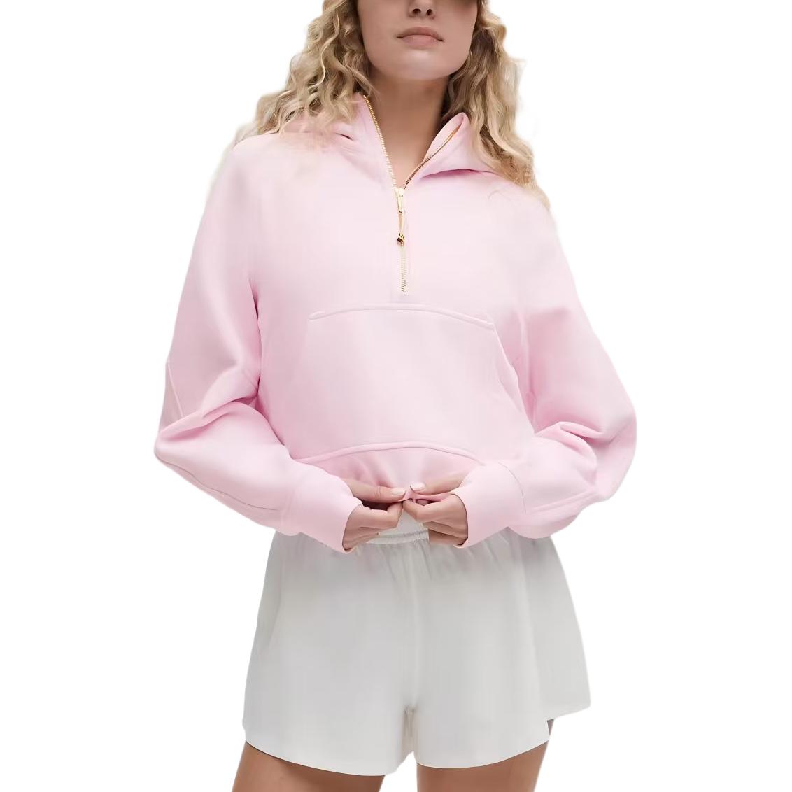 

Свитшот серии Scuba для женщин Lululemon, розовый/золотой