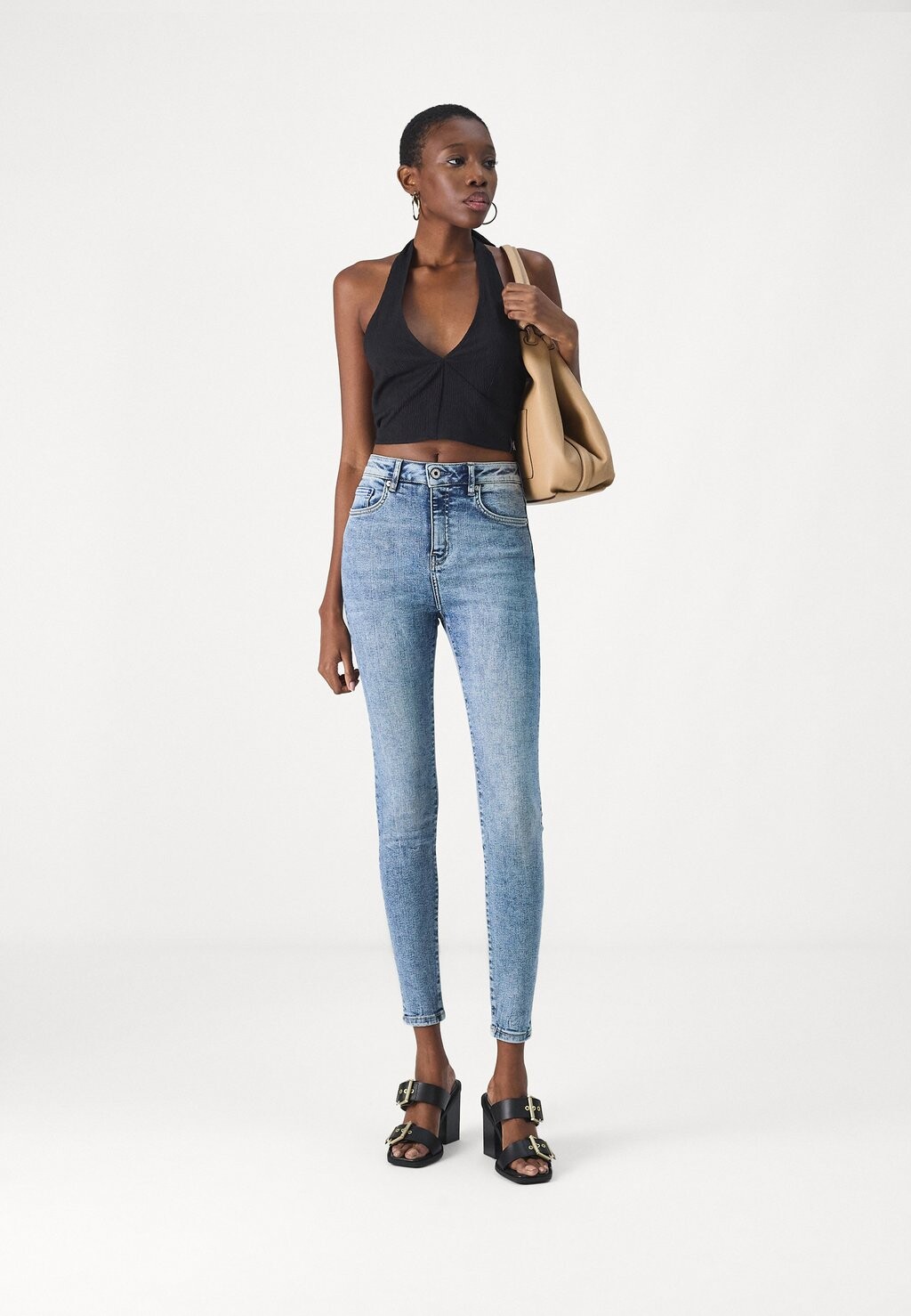 

Джинсы скинни SKINNY Karl Lagerfeld, синие джинсы