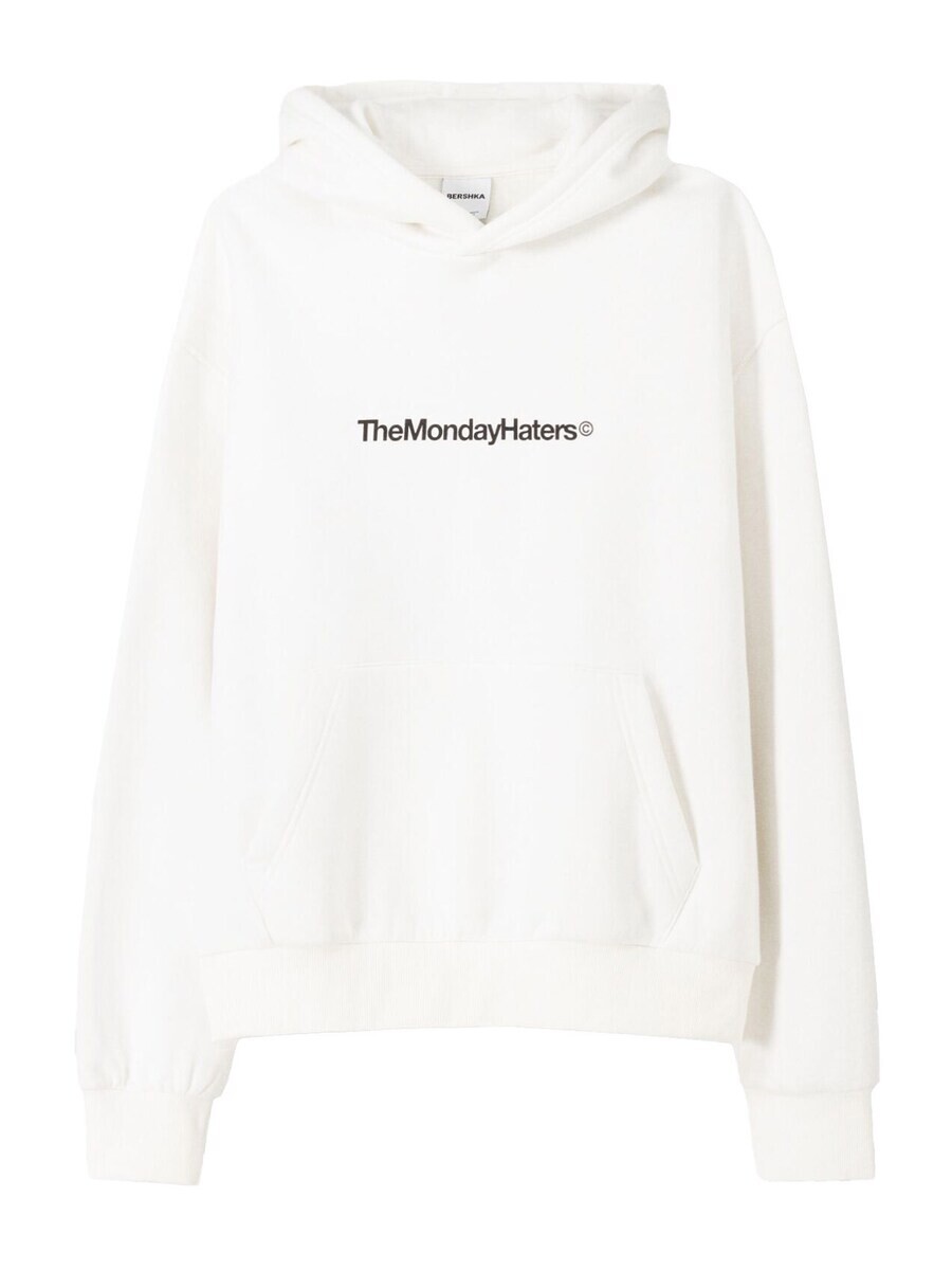

Толстовка с капюшоном Bershka Sweatshirt, белый
