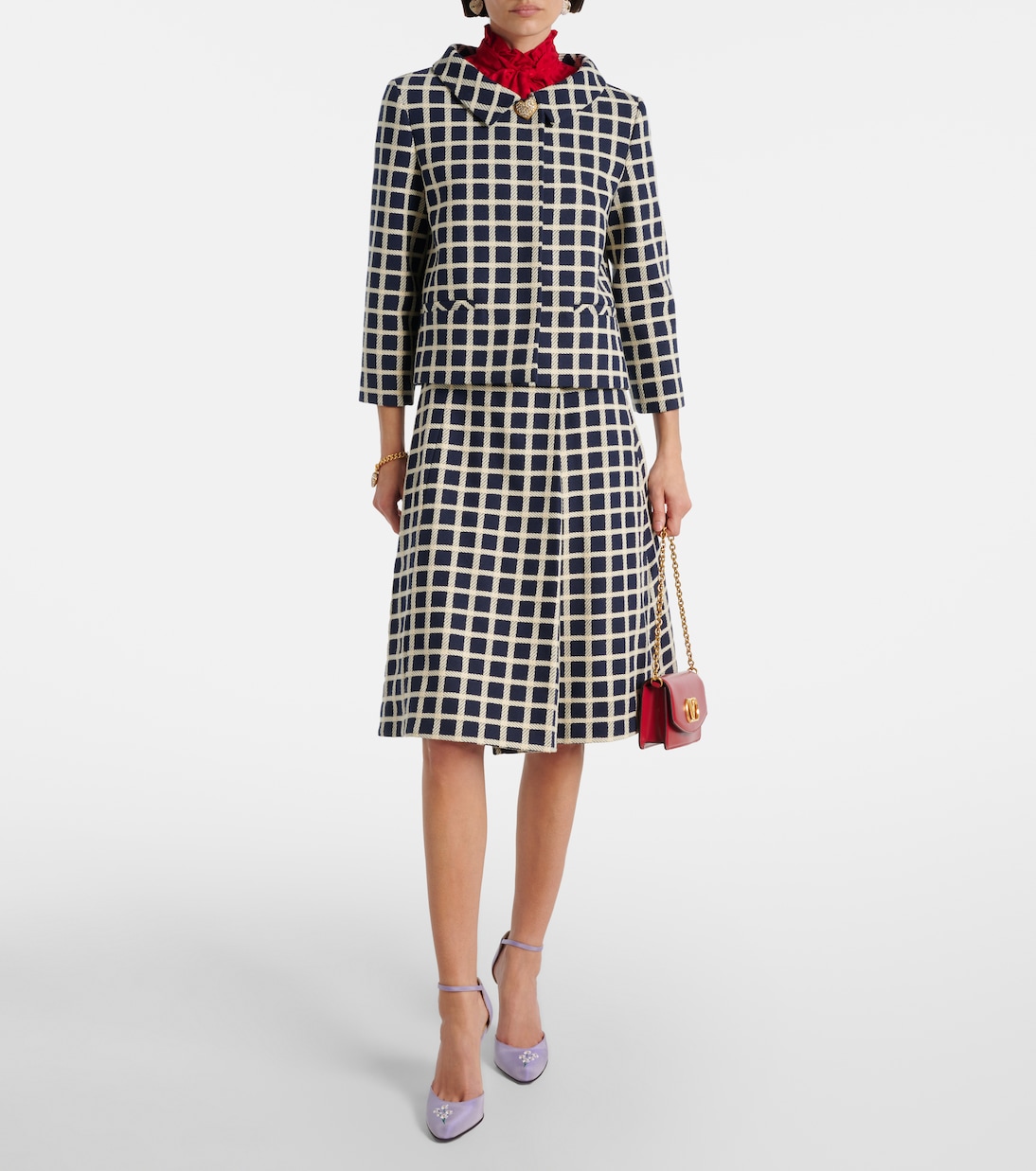 Туфли-лодочки Hi Dolly 105 с вышивкой из сатина Valentino Garavani, Ultra Violet — фото 3