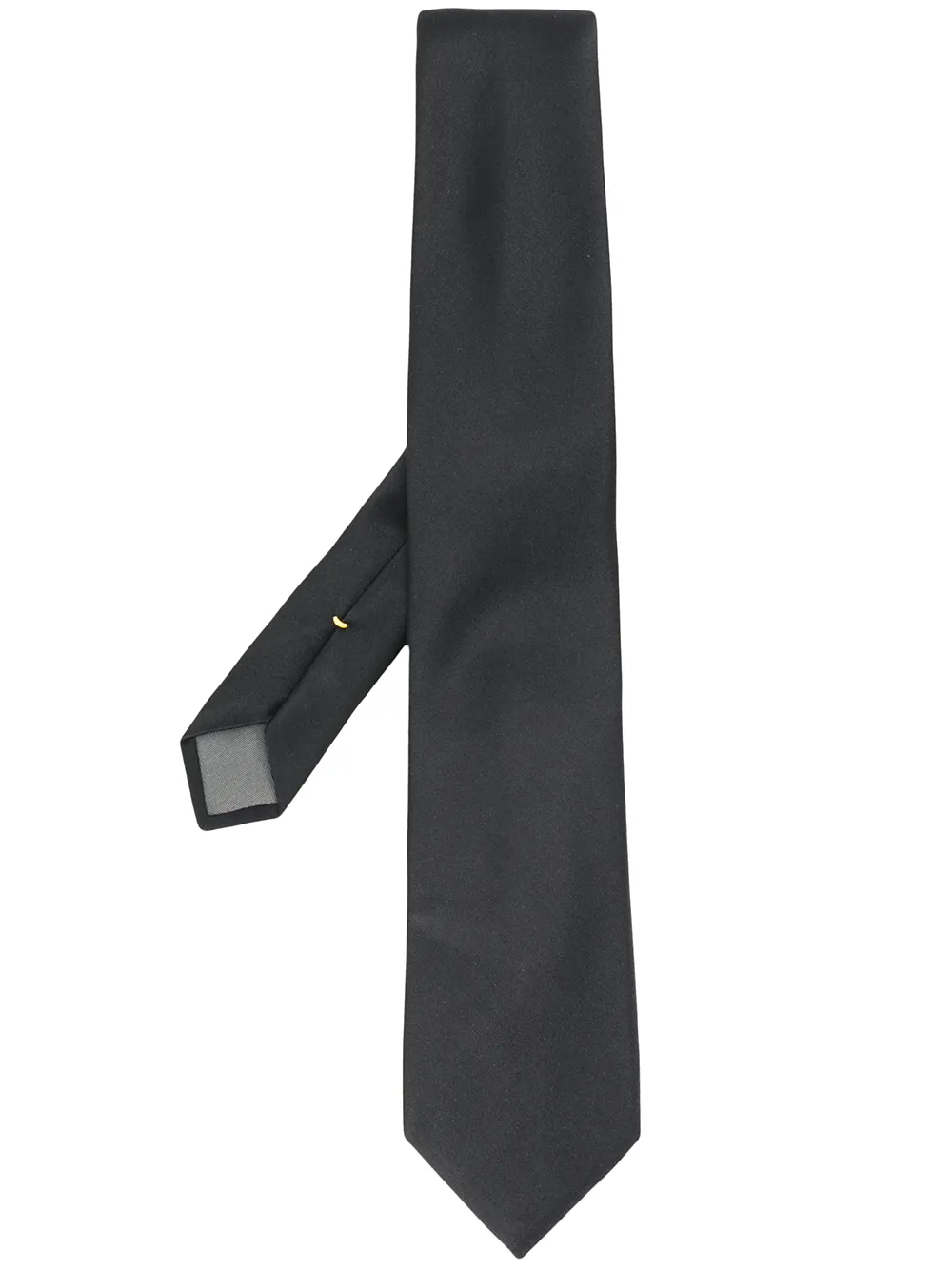 

Галстук с заостренным концом Canali, черный
