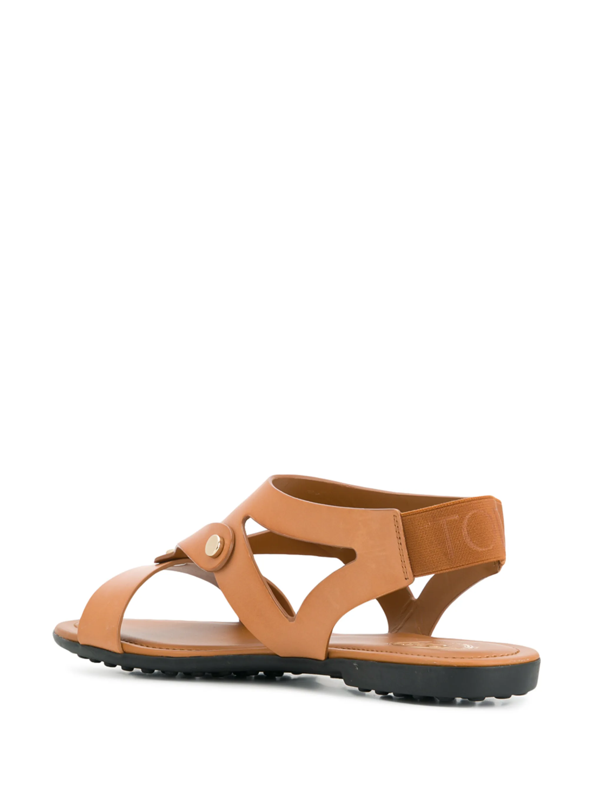 Сандалии с заклепками Tod'S, коричневый — фото 3