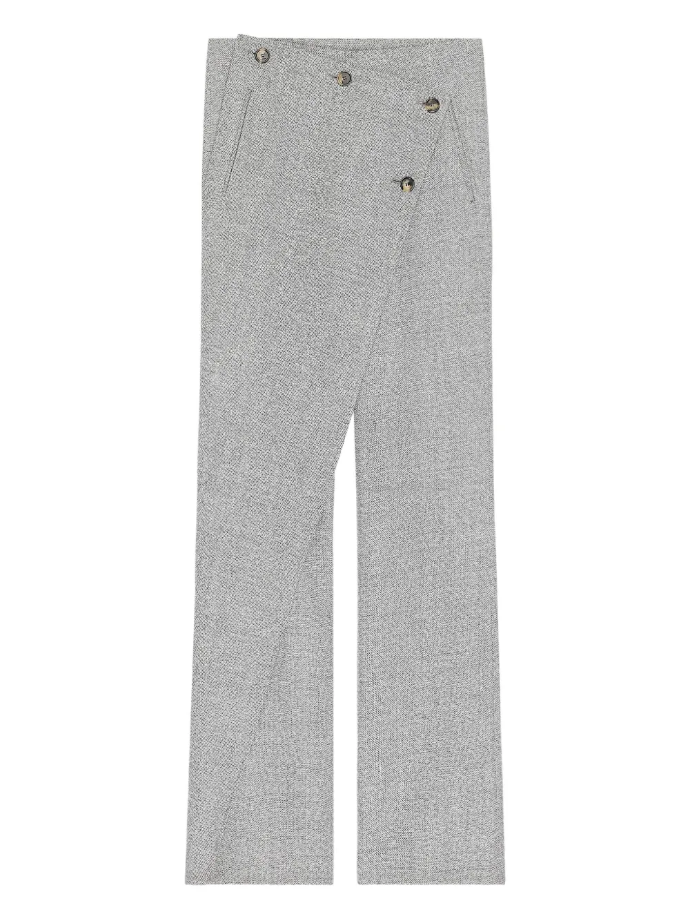 

Брюки на пуговицах Courrèges, серый
