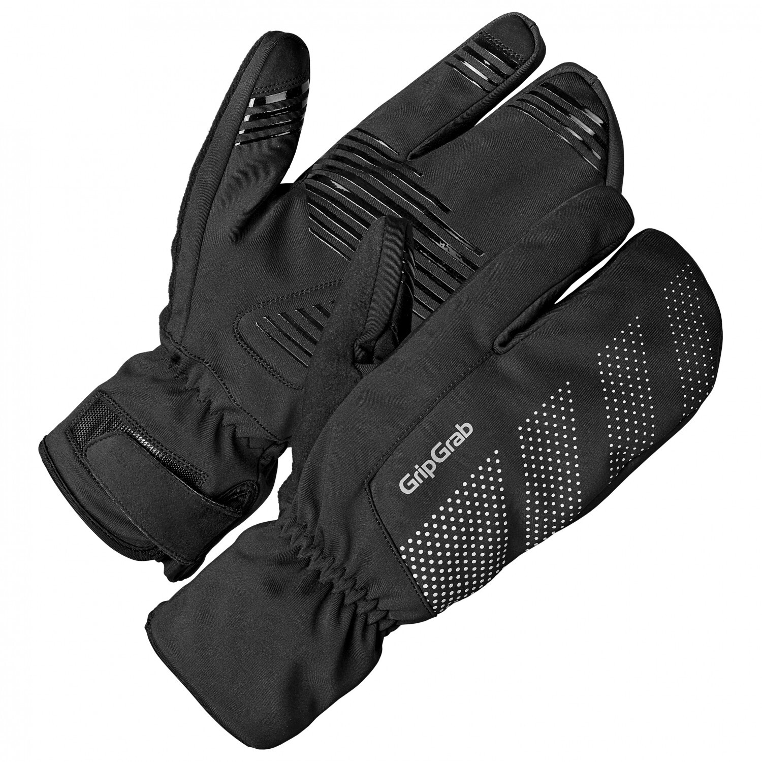 

Перчатки Gripgrab Ride Windproof Deep Winter Lobster Gloves, черный