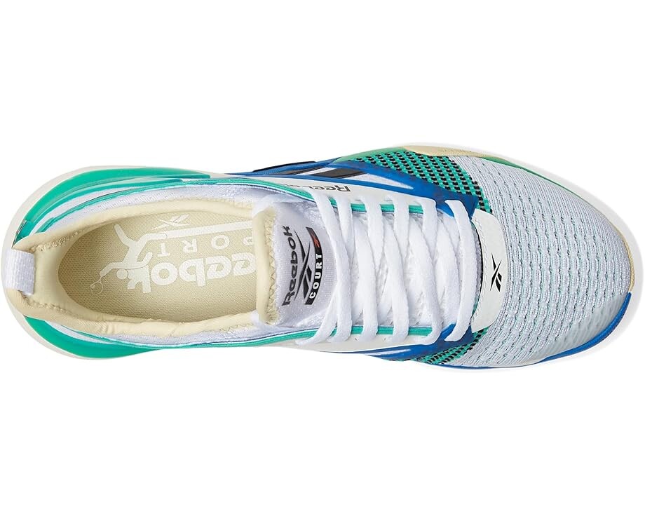 Кроссовки Reebok Nano Court, цвет White/Weathered White/Unleashed Green — фото 2