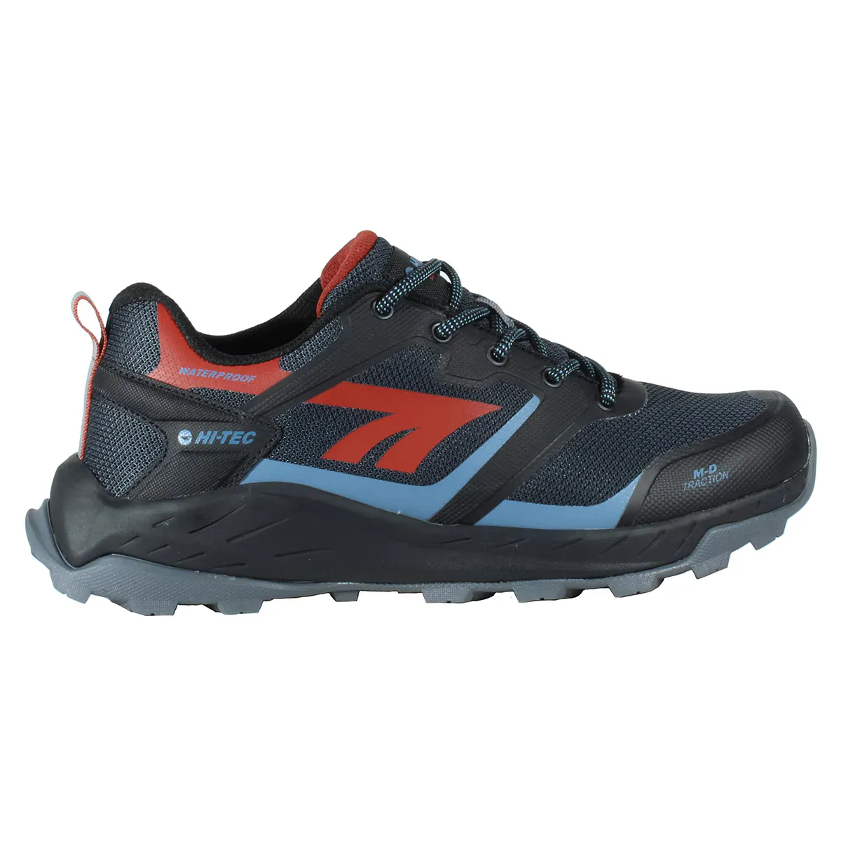 

Мужские походные ботинки Toubkal Low WP Hi-Tec, черный/красный