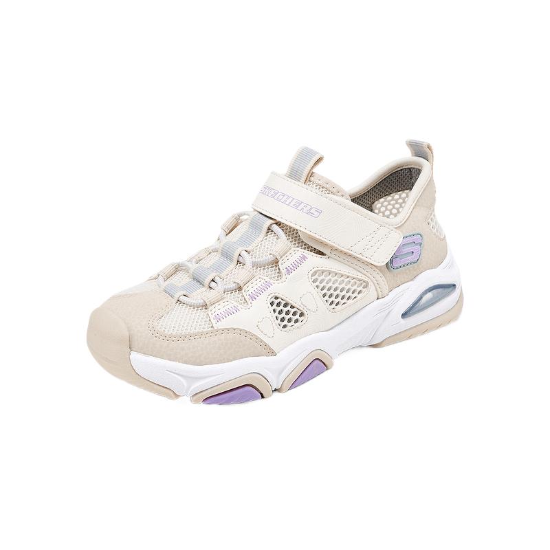 Детские сандалии SKECHERS GIRLS с дышащим низким верхом для детей Skechers Kids, Natural — фото 2