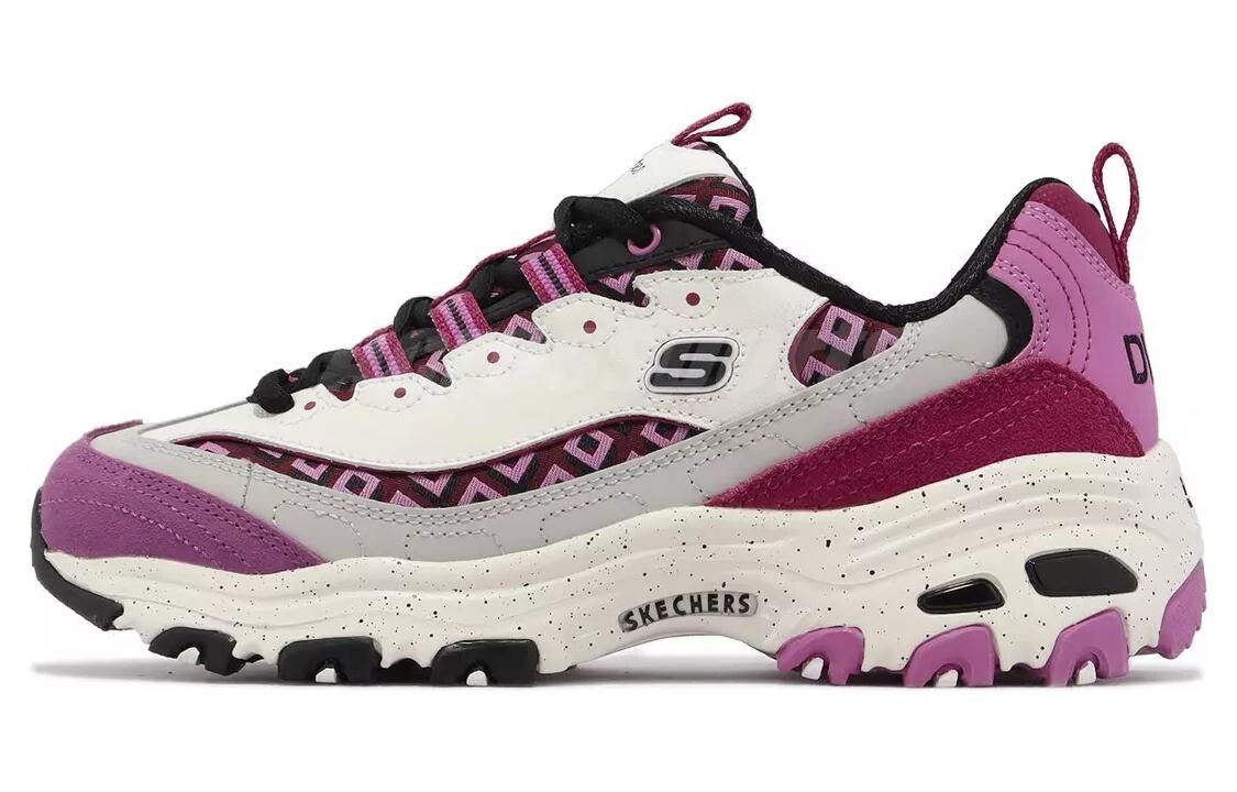 

Кроссовки Skechers D"LITES Series Chunky Sneakers Women's Low-top Pink/ Black, черный