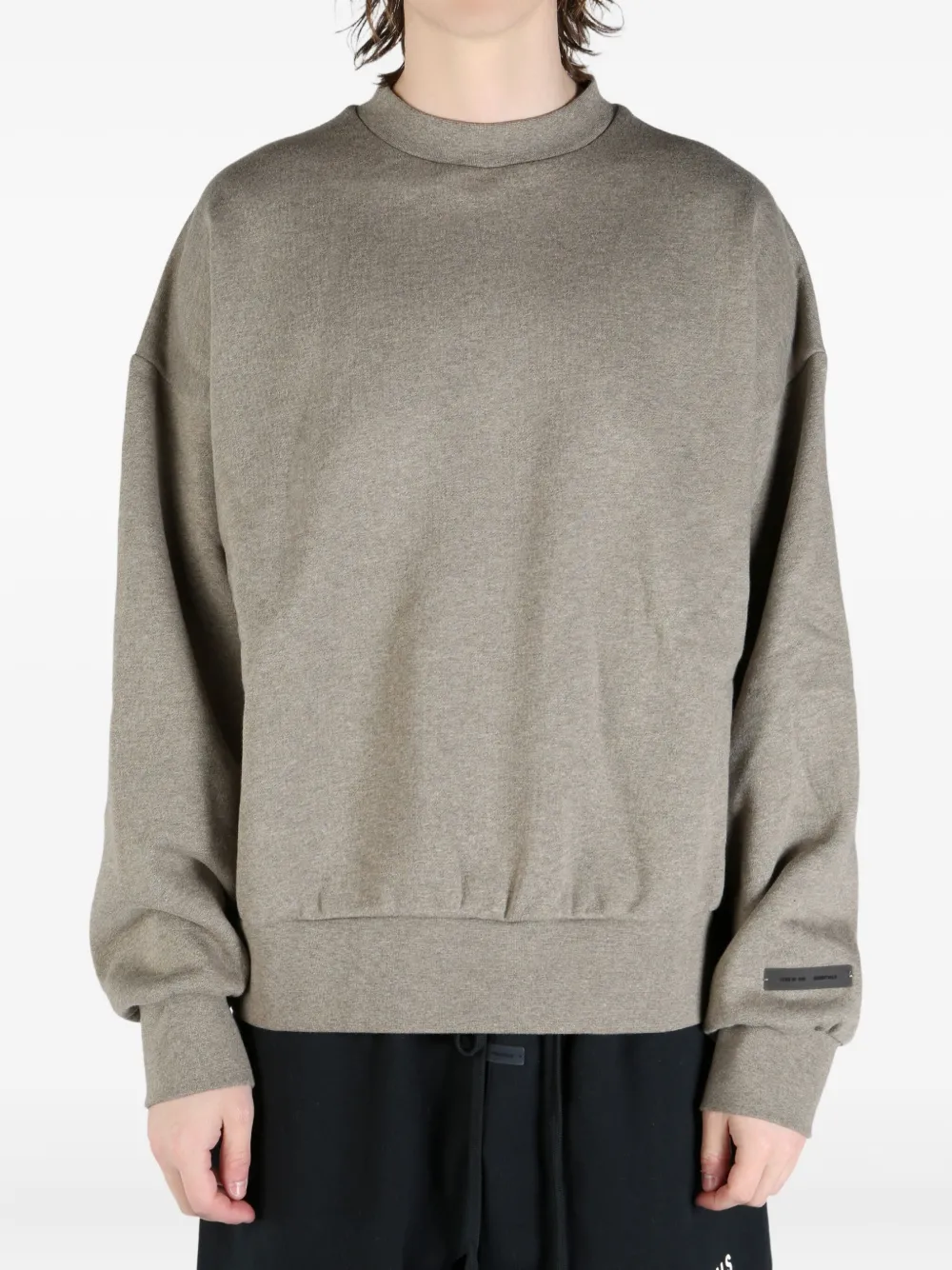 Толстовка с ребристыми манжетами FEAR OF GOD ESSENTIALS, нейтральный — фото 2