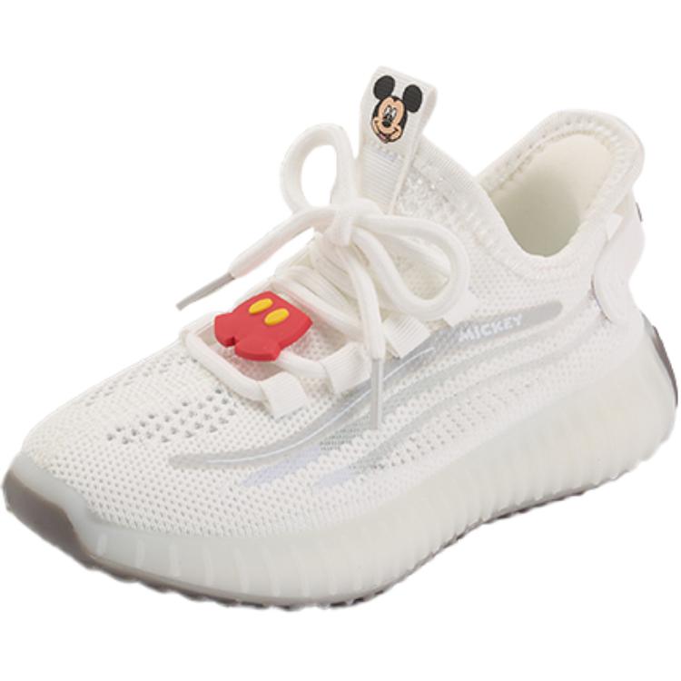 

Низкие, амортизирующие, износостойкие детские кроссовки для повседневной носки Disney, белый