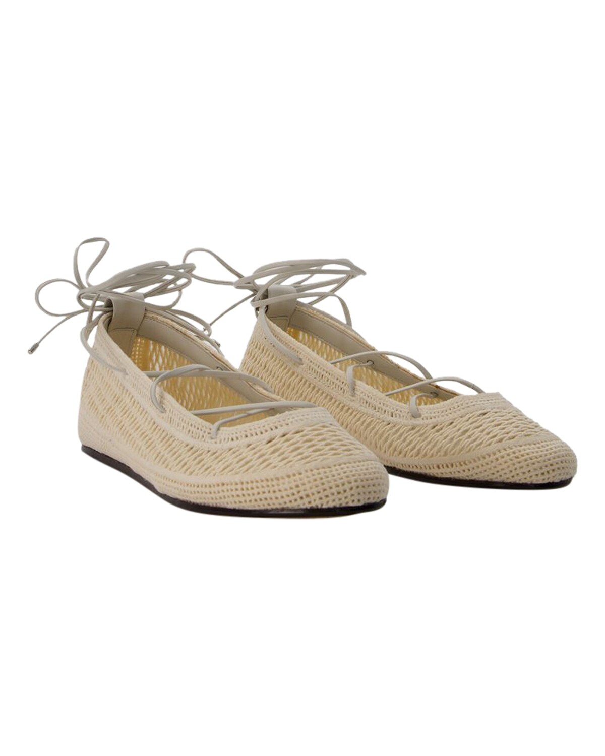 Belna Ballerinas - Isabel Marant - Хлопок - Бежевый, бежевый