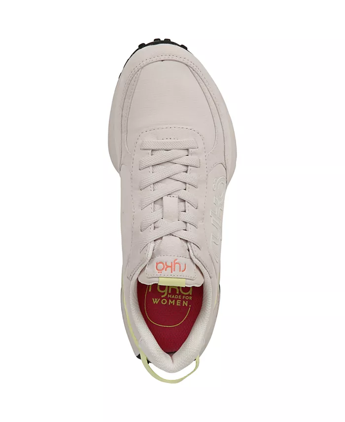 Женские кроссовки Jog On Slip On на шнурках-резинках Ryka, коричневый/бежевый — фото 4