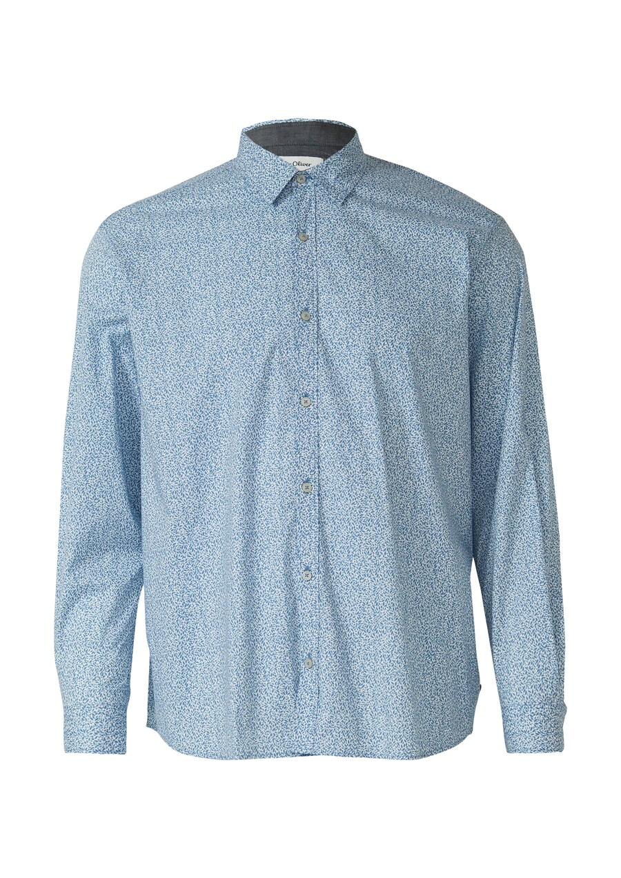 

Рубашка Slim Fit на пуговицах s.Oliver, светло-голубой