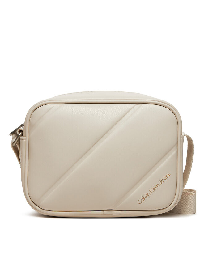 

Наплечная сумка Calvin Klein Jeans Quilted Camerabag18 K60K611821, экрю