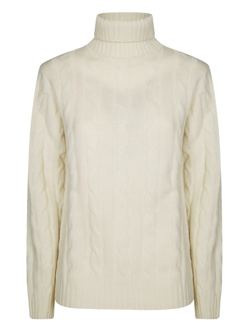 

Свитер с высоким воротом и косичками Daniele Fiesoli, нейтральный