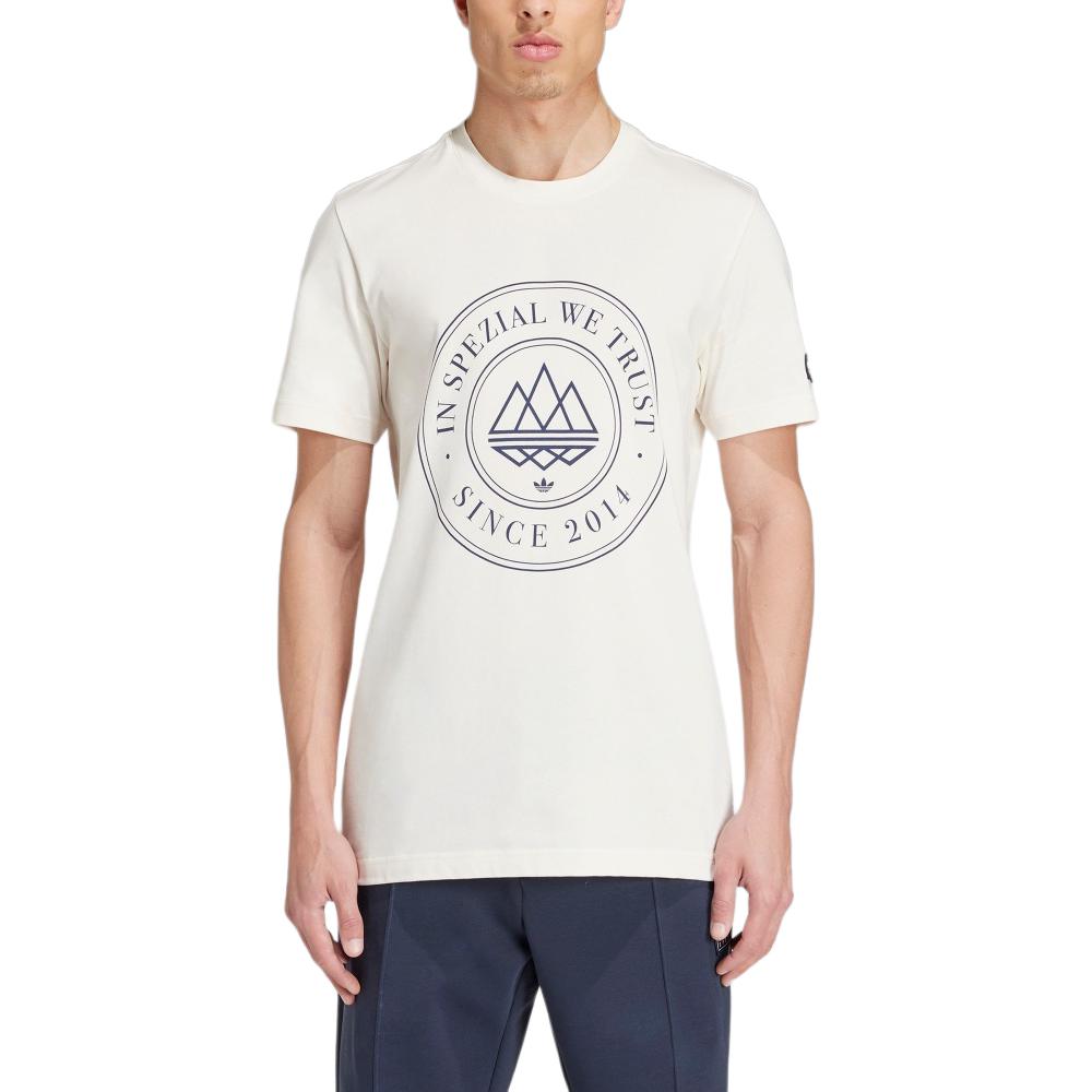 Футболка SPEZIAL Series розовая белая Adidas Originals — фото 3