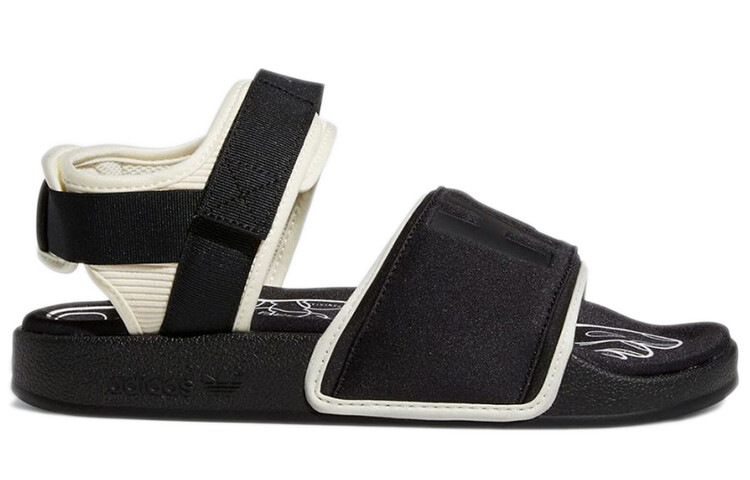 

Pharrell Williams x adidas originals Adilette 2.0 Core Black