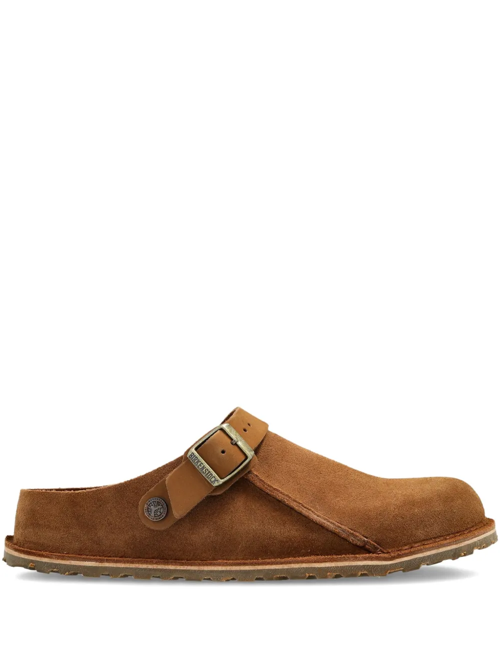 Мюли с пряжкой Birkenstock, коричневый