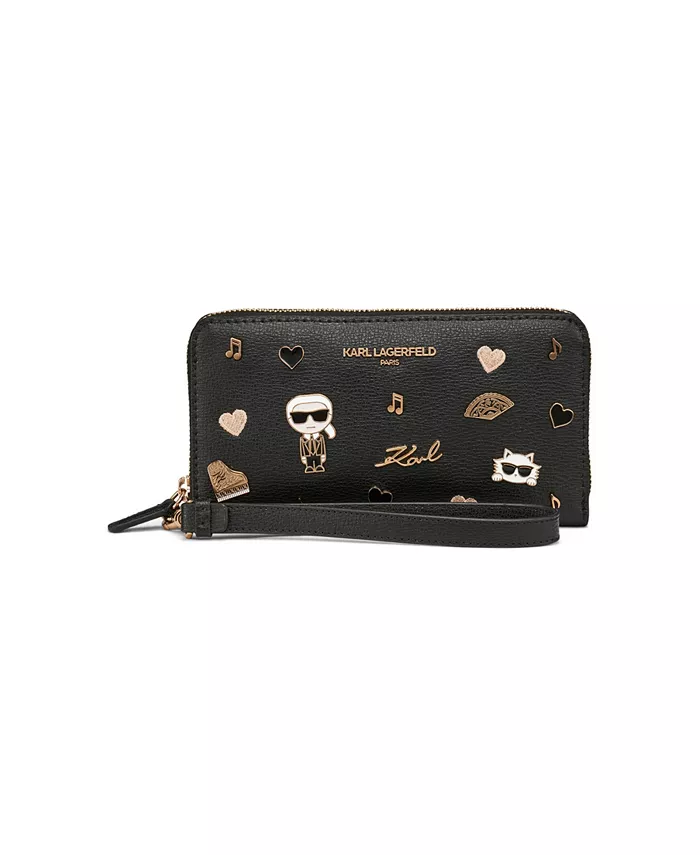 

Кошелек Maybelle Continental на молнии KARL LAGERFELD PARIS, черный