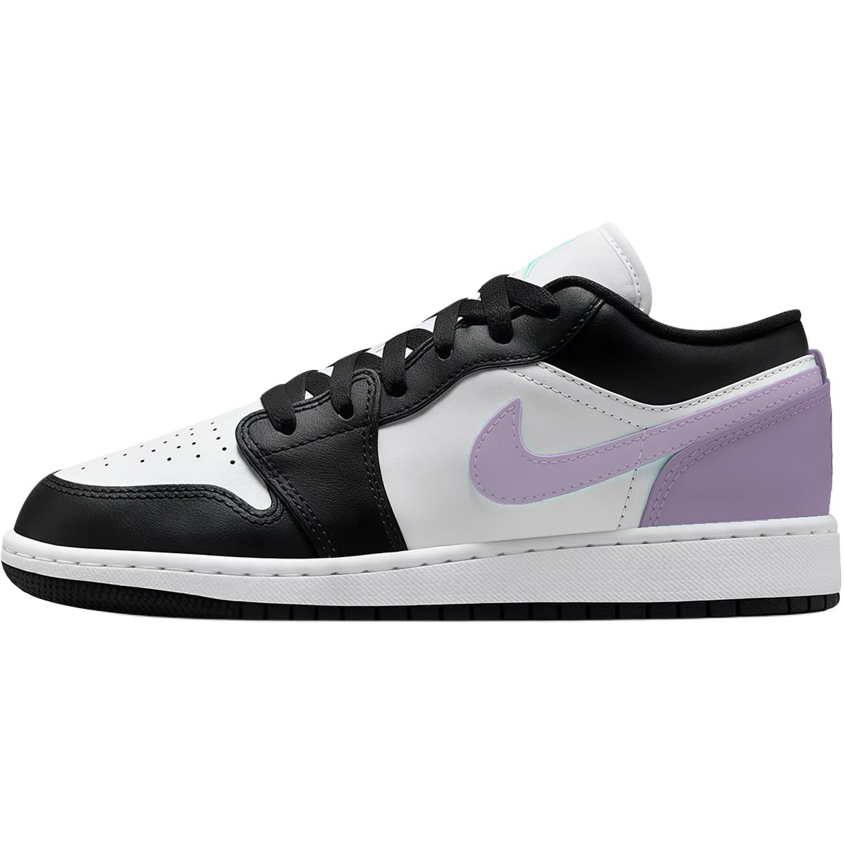 

Jordan Air 1 LOW Anti Slip Wear Resistant низкие детские баскетбольные кроссовки Purple для подростков