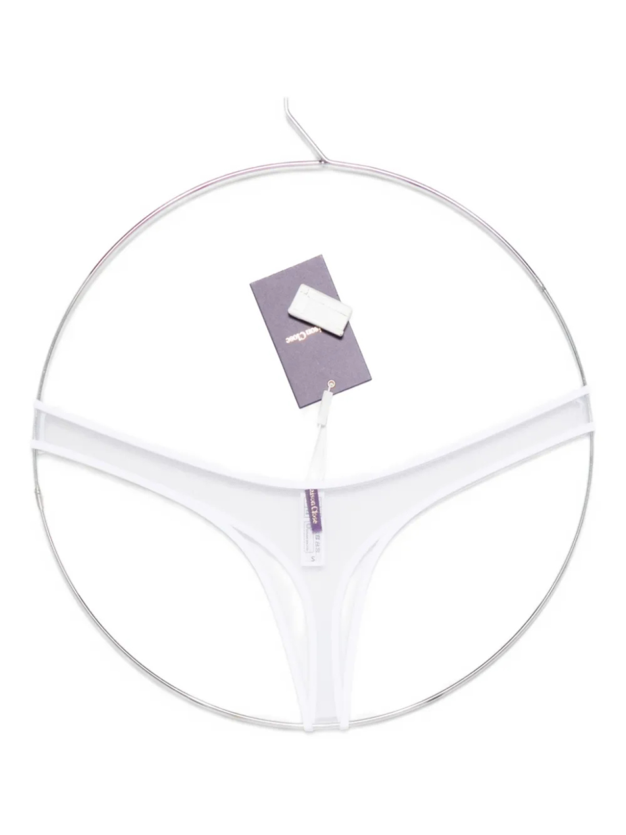 

Maison Close Pure Tentation прозрачные стринги с высоким вырезом, белый