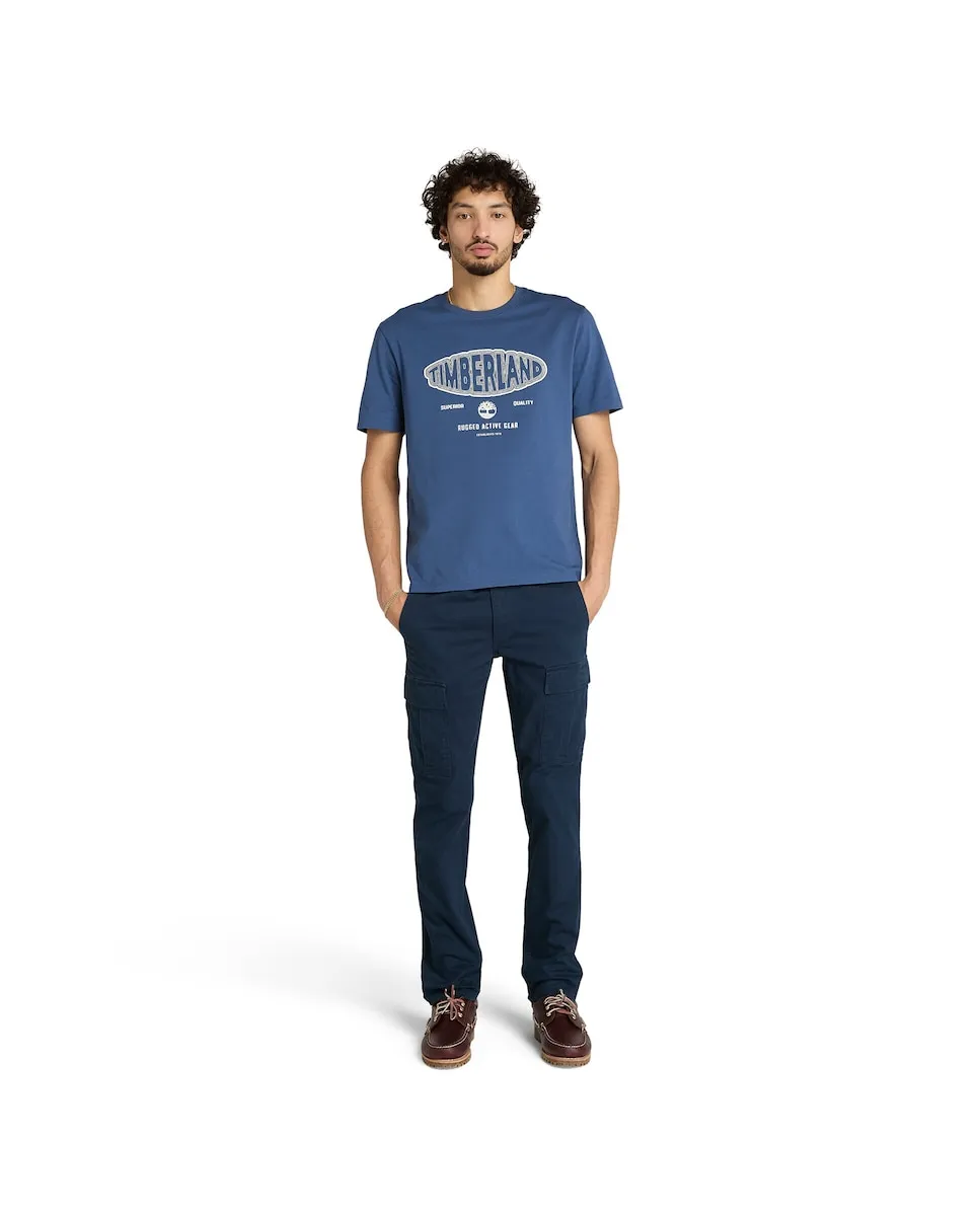 

Мужские узкие карго-штаны Timberland, темно-синий