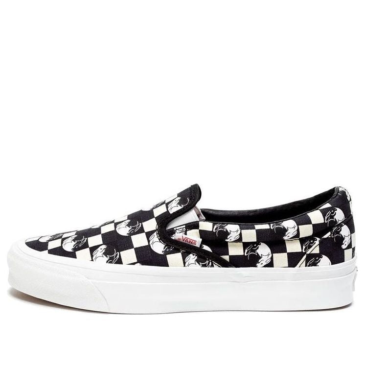 

Кеды Vans slip-on OG Classic 'Black White', черный