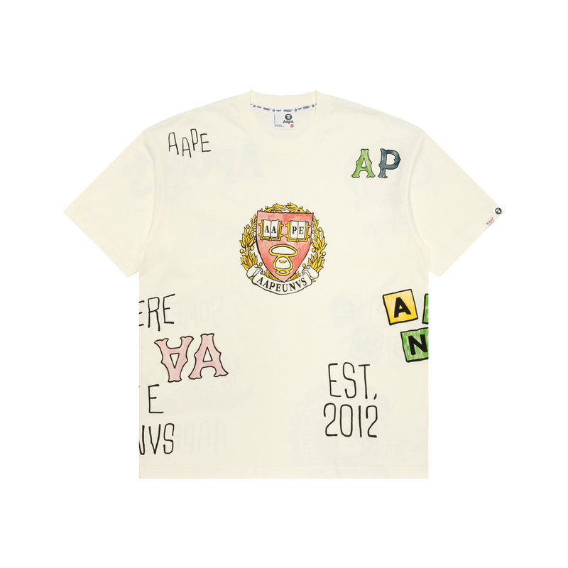 

Футболка Cotton T shirt от *A Bathing APE Aape, белый