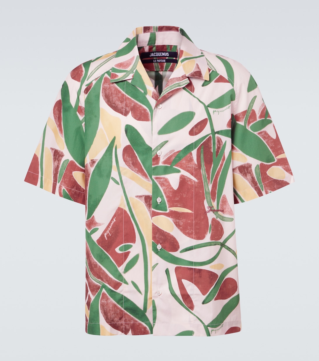 

Рубашка для боулинга из хлопкового поплина Fonccio Jacquemus, Print Abstract Vegetal Pi