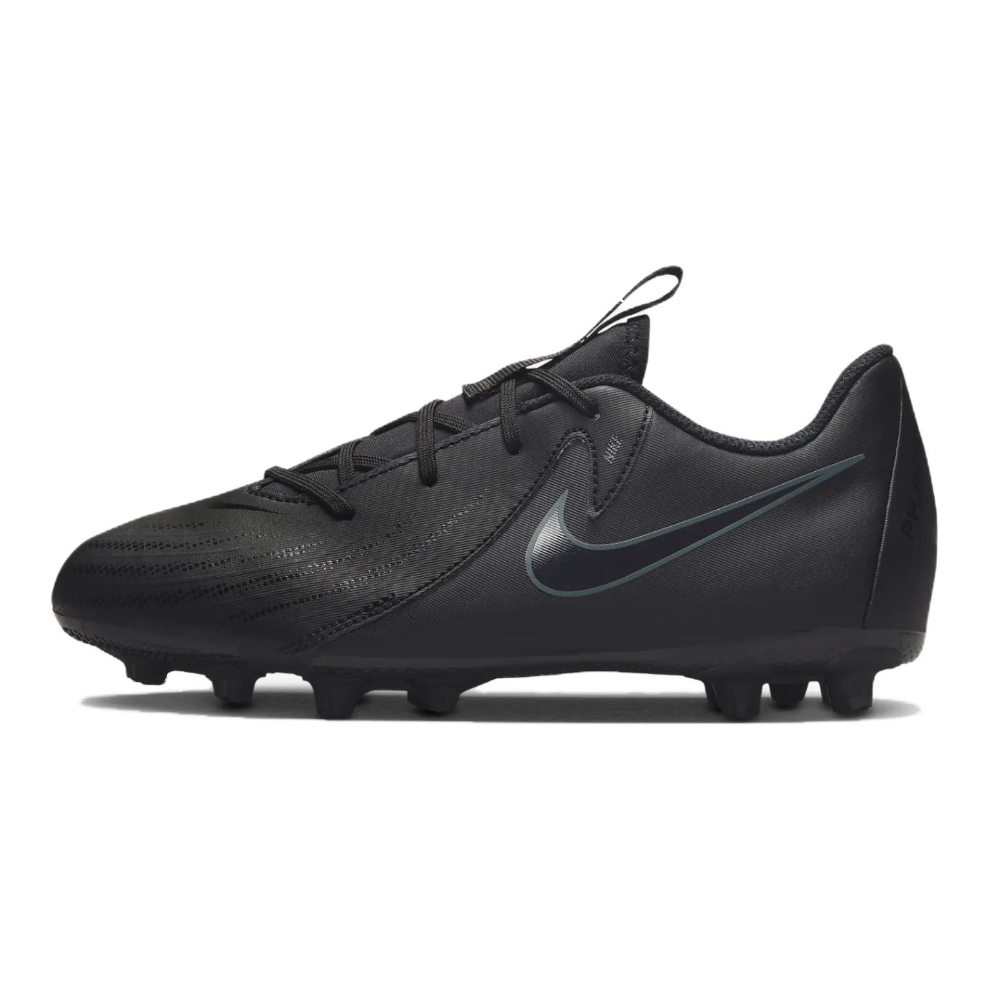 

Nike Phantom GX 2 Academy Slip Resistant Abrasion Resistant низкие детские футбольные бутсы Black Kids'