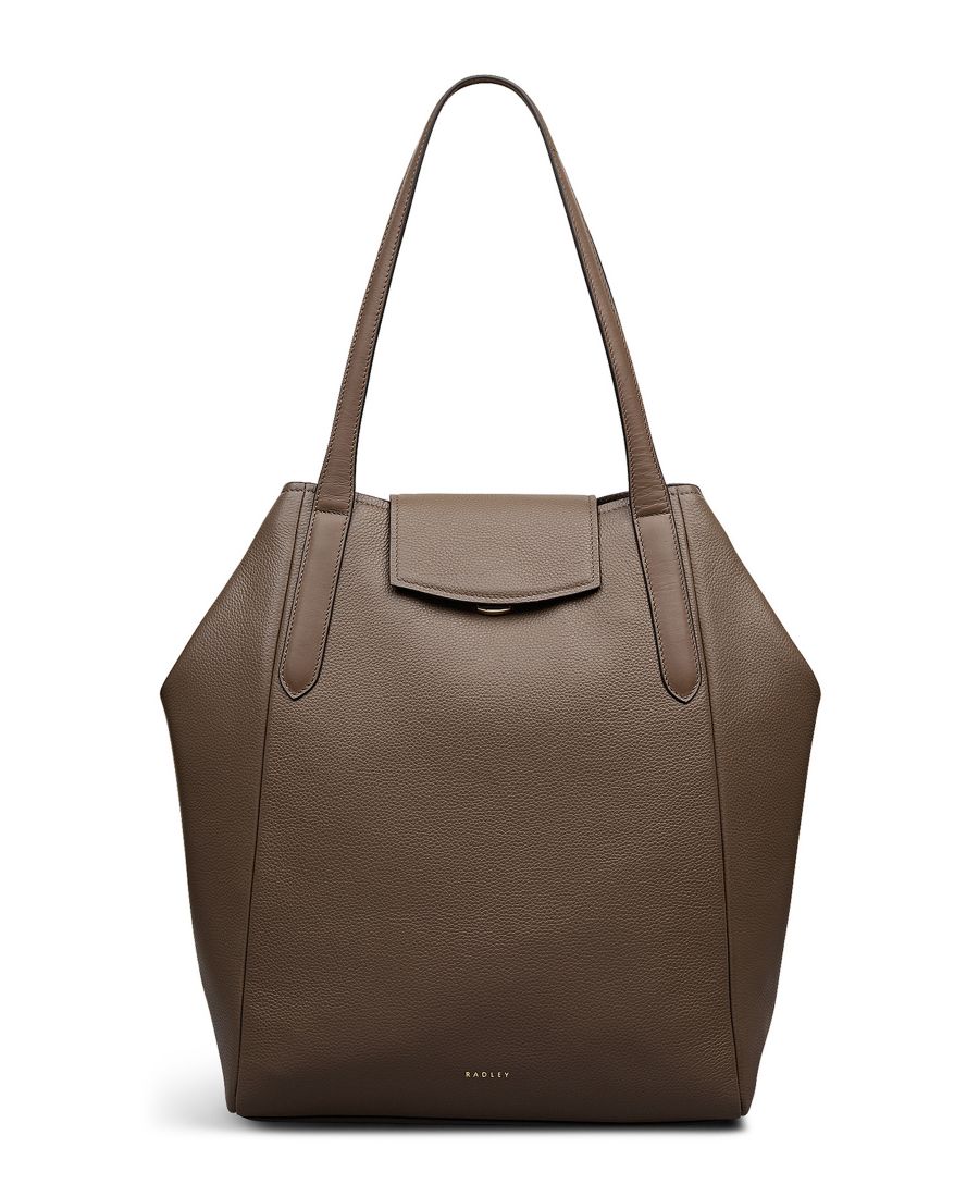 

Большая сумка-тоут Mayfair Lane с клапаном Radley London, Coffee