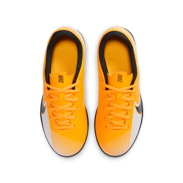 Кроссовки jr vapor 13 club tf turf laser orange Nike, желтый — фото 2