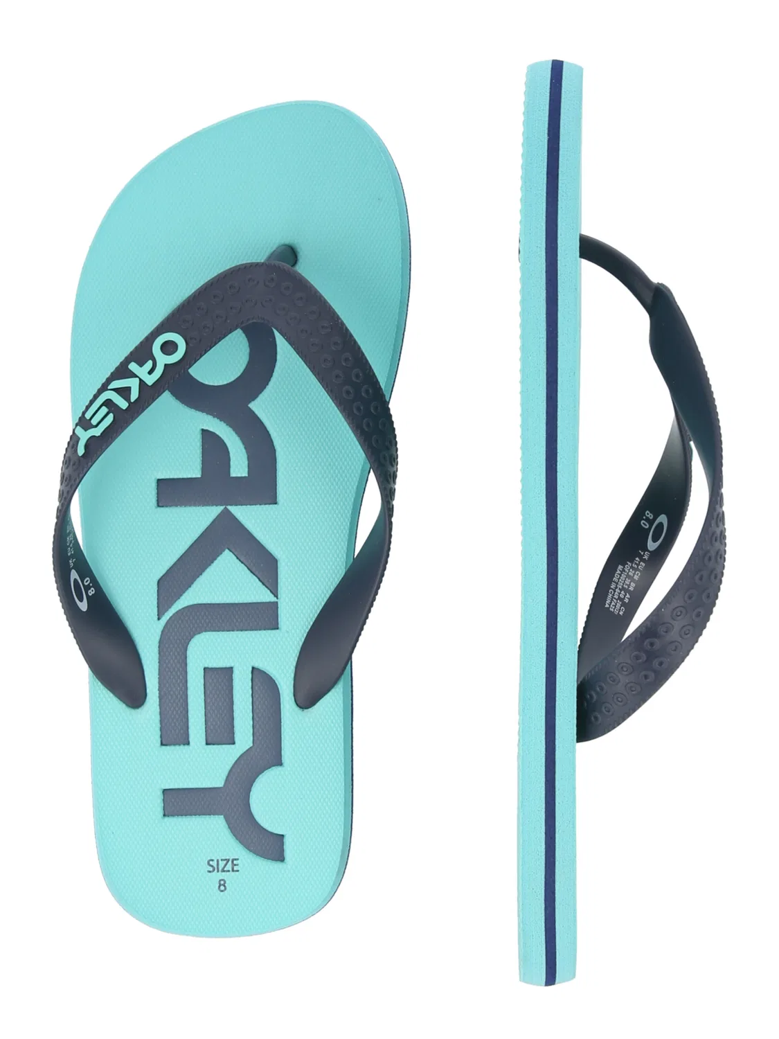 Пляжная и бассейная обувь 'Колледж' Oakley, Navy/Aqua — фото 2