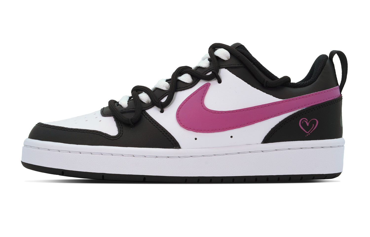

Женские кроссовки для скейтбординга Nike Court Borough Low, Black Rose Red