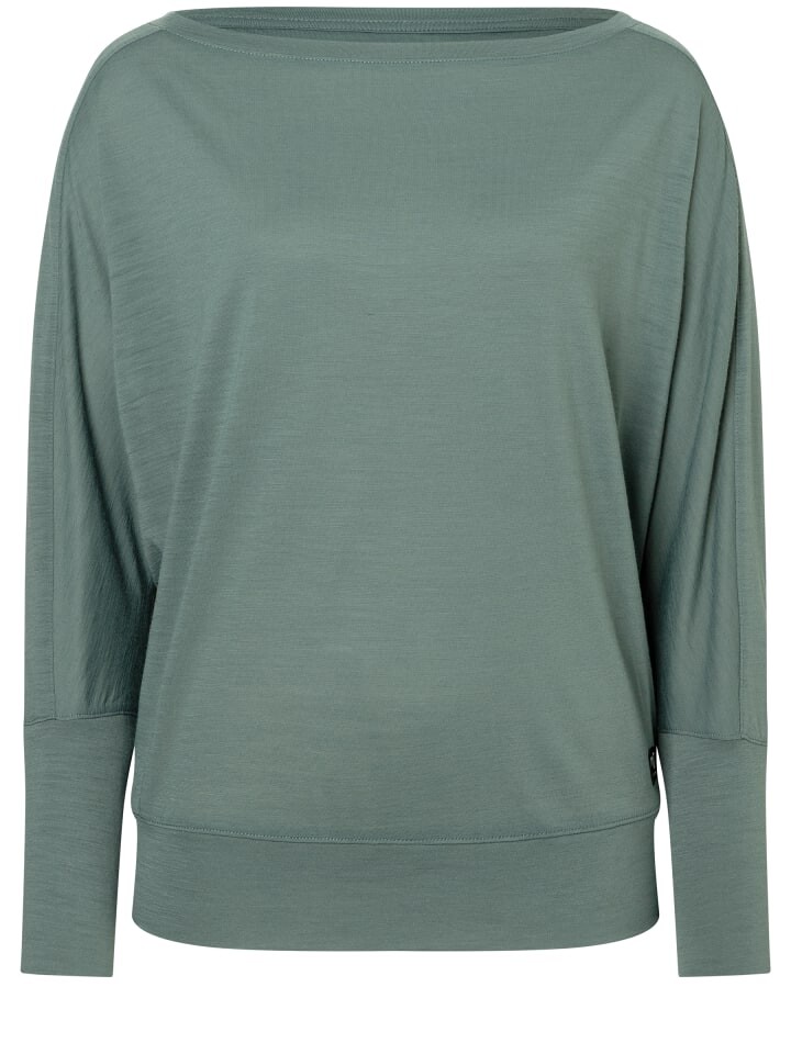 

Лонгслив super.natural Merino Longsleeve W KULA TOP, зеленый