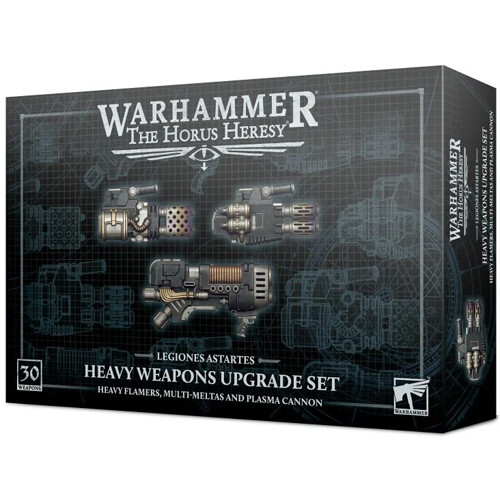 

Миниатюра Games Workshop Warhammer Horus Heresy: Legiones Astartes - Heavy Weapons Upgrade Set - Heavy Flamers, Multi-Meltas, & Plasma Cannon