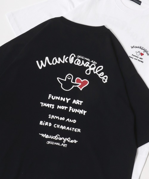 

Футболка оверсайз с коротким рукавом, с вышитым принтом на спине Mark Gonzales, черный