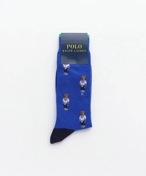 Мужские спортивные носки POLO RALPH LAUREN с принтом медведя 02012480 — фото 4