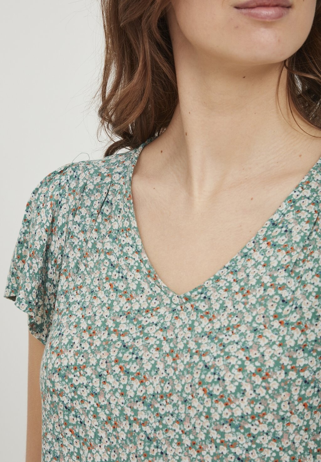 

Блуза FRALCRINKLE 4 BLOUSE Fransa, серый деним