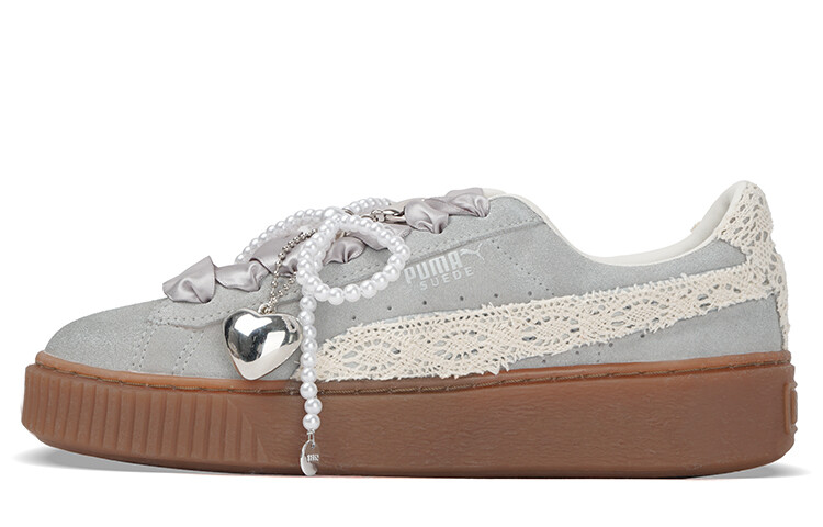

Кроссовки Puma Source Skateboarding Shoes Women's Low-top Grey/Meter, бежевый