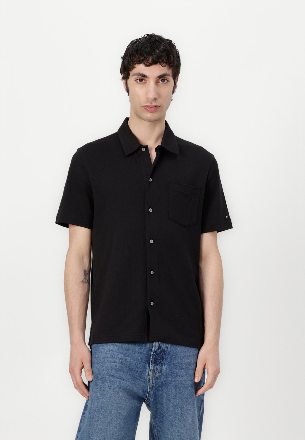 

Рубашка OPEN FULL PLACKET Tommy Hilfiger, черный