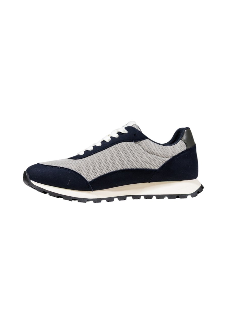Кроссовки Armani Exchange Trainers, Navy Blue/Grey/Dark-Blue Denim